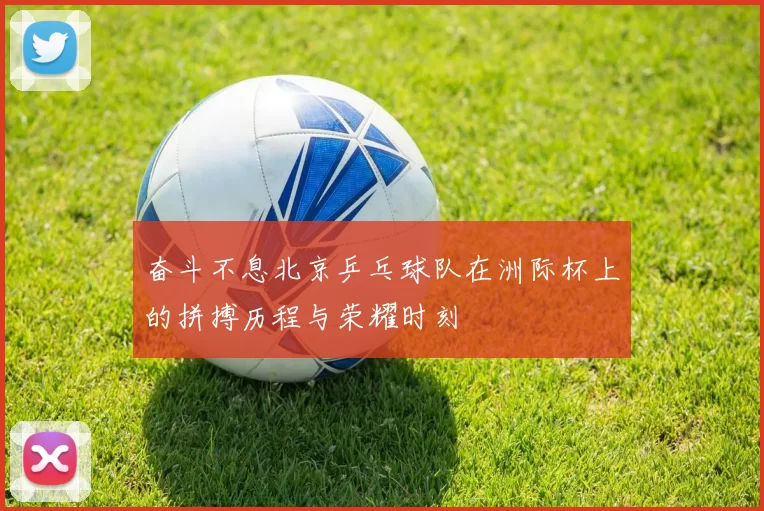 奋斗不息北京乒乓球队在洲际杯上的拼搏历程与荣耀时刻